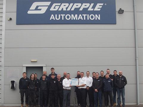 Gripple Automation announces commercial partnership with OMRON
