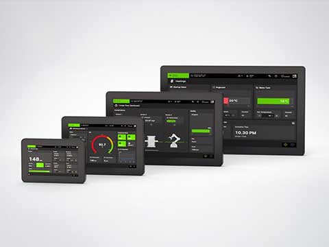New HMI panel display is protected to IP67 and offers maximum flexibility