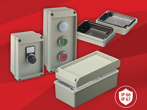 Tough enclosures with built-in EMC shielding
