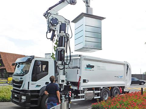 Robust sensors for mobile waste disposal applications
