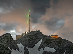 Trumpf fires up laser lightning rod in Swiss Alps