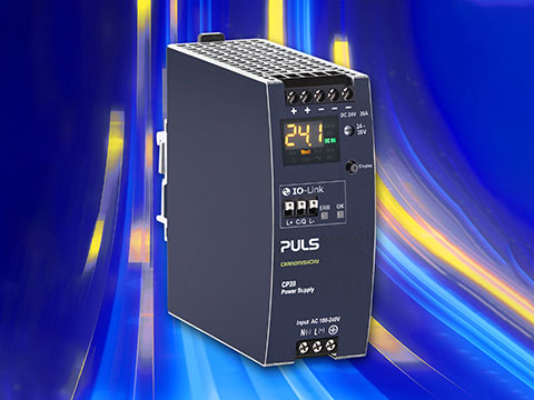New power supply features IO-Link interface and integrated display