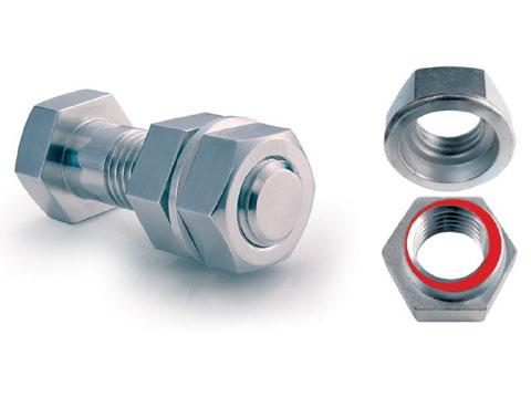 Hardlock nut resists loosening in threaded joints