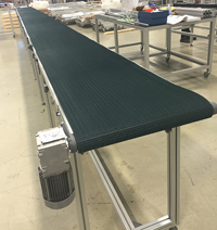 Minitec develops and supplies 9 metre conveyor system