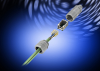 Harting connector provides space-saving interface with field assembly