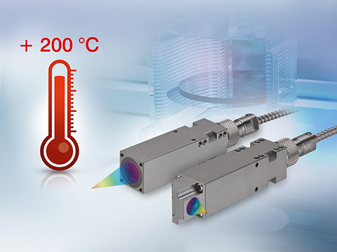 Compact, robust, confocal distance and thickness measurement sensors