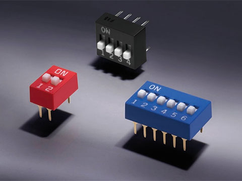 Standard Profile and 2.54 mm pitch THT DIP Switch