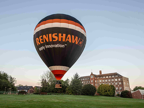 Renishaw partners with Exclusive Ballooning to launch new accessible hot air balloon
