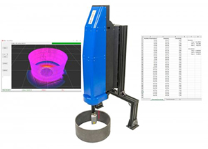 Custom scanning system tracks geometric parameters for tyre steel-band components