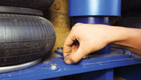 Smart air spring provides status info for predictive maintenance