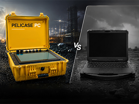 Portable custom Pelicase PC systems in a case