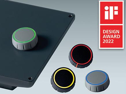 Award-winning knobs for menu-driven electronics