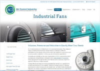 Air movement specialist's new website offers significant advantages for customers