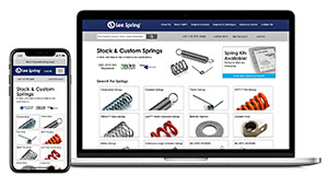 Customers can now shop for Lee Spring parts online with new easy to navigate layout