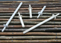 Anchor rivets are all plastic