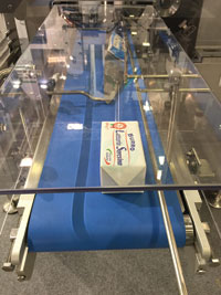 Drum motors make butter conveyor more compact and energy efficient