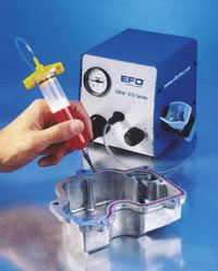 Low cost alternative to squeeze bottles and hand syringes