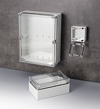 IN-BOX transparent-lid enclosures now In PC â€“ 16 sizes
