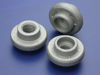 Steel nuts stand up to salt spray