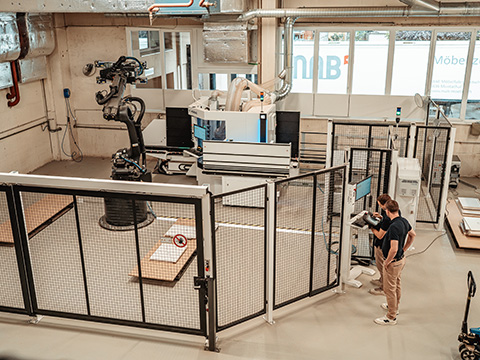 3D point cloud enables robots to see in the carpentry industry