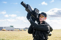Igus bearings and tape assist drone defence system