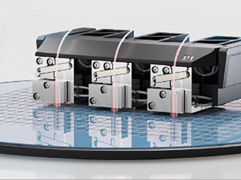 Parallel piezo aligners with fly height sensors enable faster PIC wafer testing