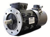 New square and round frame IE2 AC induction motor range