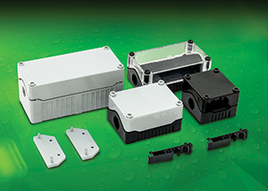 Sealed B0 IP67 Series enclosures from BCL hold PCBs vertically or horizontally