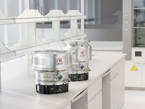 Magnetically levitated turbomolecular pumps for coating, research and industry