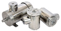 Stainless steel motors for hygienic applications