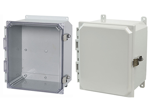 Polycarbonate enclosures offer high durability, excellent impact resistance and are suitable for use in harsh environments