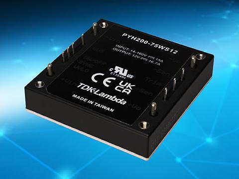 DC-DC converters feature a 12:1 ultra-wide input range