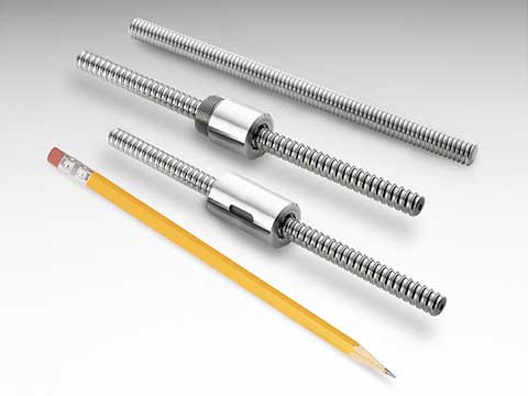 Miniature metric ball screws provide high load capacity in a small footprint