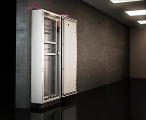 Free-standing system enclosure from Rittal offer greater simplicity