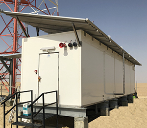 Innovative field shelter delivers off-grid cooling solution for remote basestation