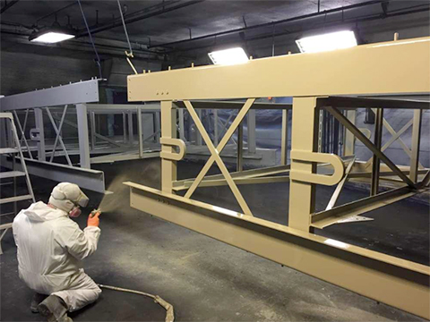 Long-term corrosion protection of traveling screens in saltwater service at nuclear power plant