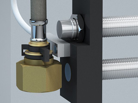Inductive sensors used to check hose assemblies