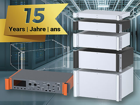 New stronger design marks 15 years of COMBIMET 19in rack cases