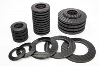 Carbon spring technology is up to 70% lighter than steel