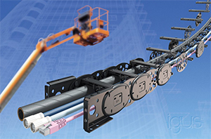 Igus offers cherry picker energy chain retrofit solution