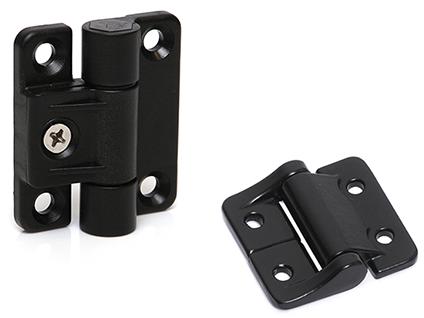 Rencol’s positioning hinges save space and expense, and improve access