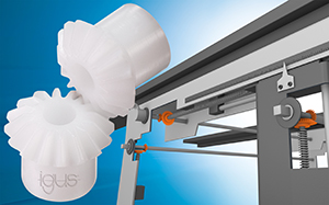 Covering all angles with new Igus bevel gears for lubrication-free motion