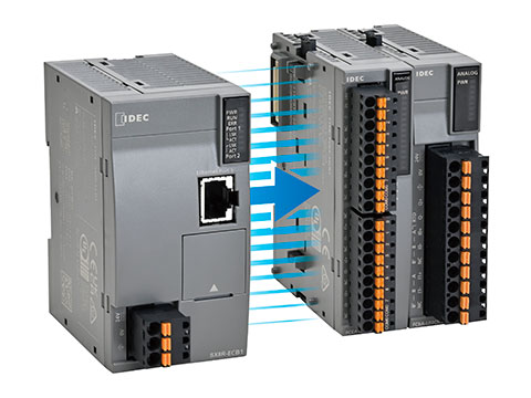 IDEC Bus Coupler module facilitates flexible control signal connectivity