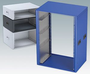 Specifying TECHNOMET 19in rack enclosures in custom sizes up to 16U