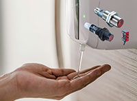Robust, reliable sensors for automatic hand sanitisers
