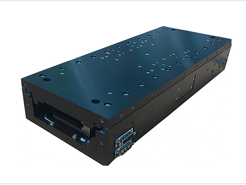 High-performance linear stage with absolute encoder and precision guiding