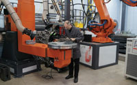 Controlling Europe's most powerful industrial laser