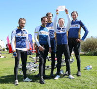 Medway support 'Tour 2 Cure' children's cancer charity London to Hastings bike ride