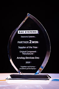 BAE Systems Honours Analog Devices with a Supplier of the Year Award