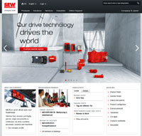 SEW-Eurodrive launches fully revamped website